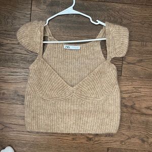 Zara knitwear top